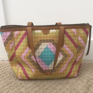 Fossil tote bag